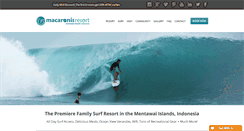 Desktop Screenshot of macaronisresort.com